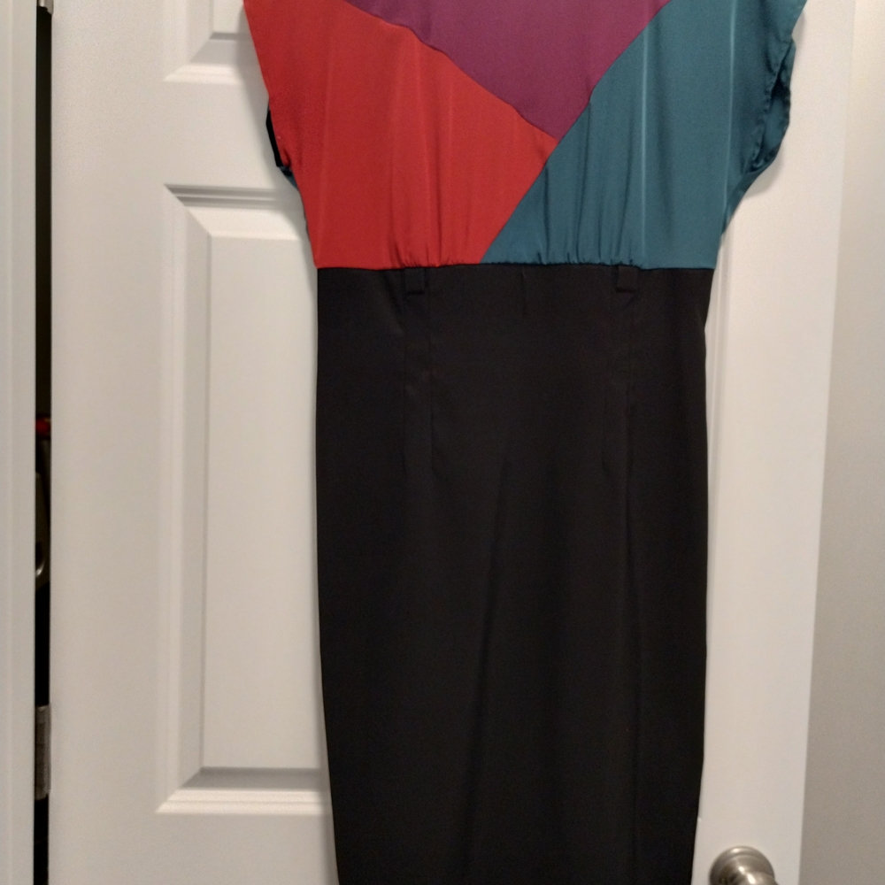 Alyx Multicolor Geometric Midi Dress